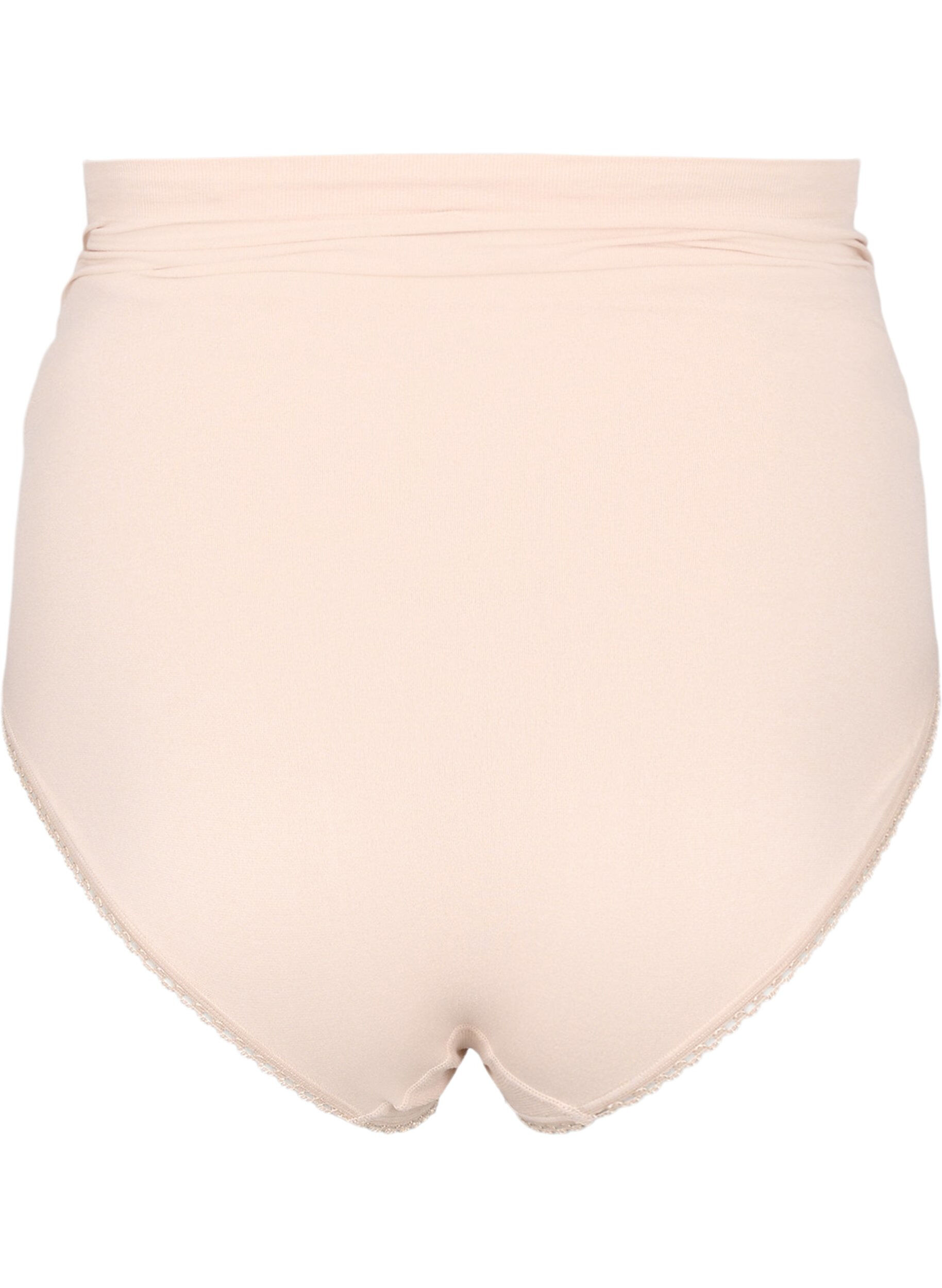 Zizzi Nahtlose Umstandsunterhose, Beige, Packshot image number 1