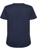 Weihnachts-T-Shirt aus Bio-Baumwolle, Blau, Packshot image number 1