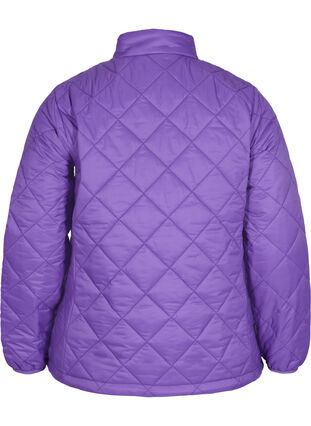 Gesteppte Leichtgewichtsjacke mit Reißverschluss und Taschen, Ultra Violet, Packshot image number 1