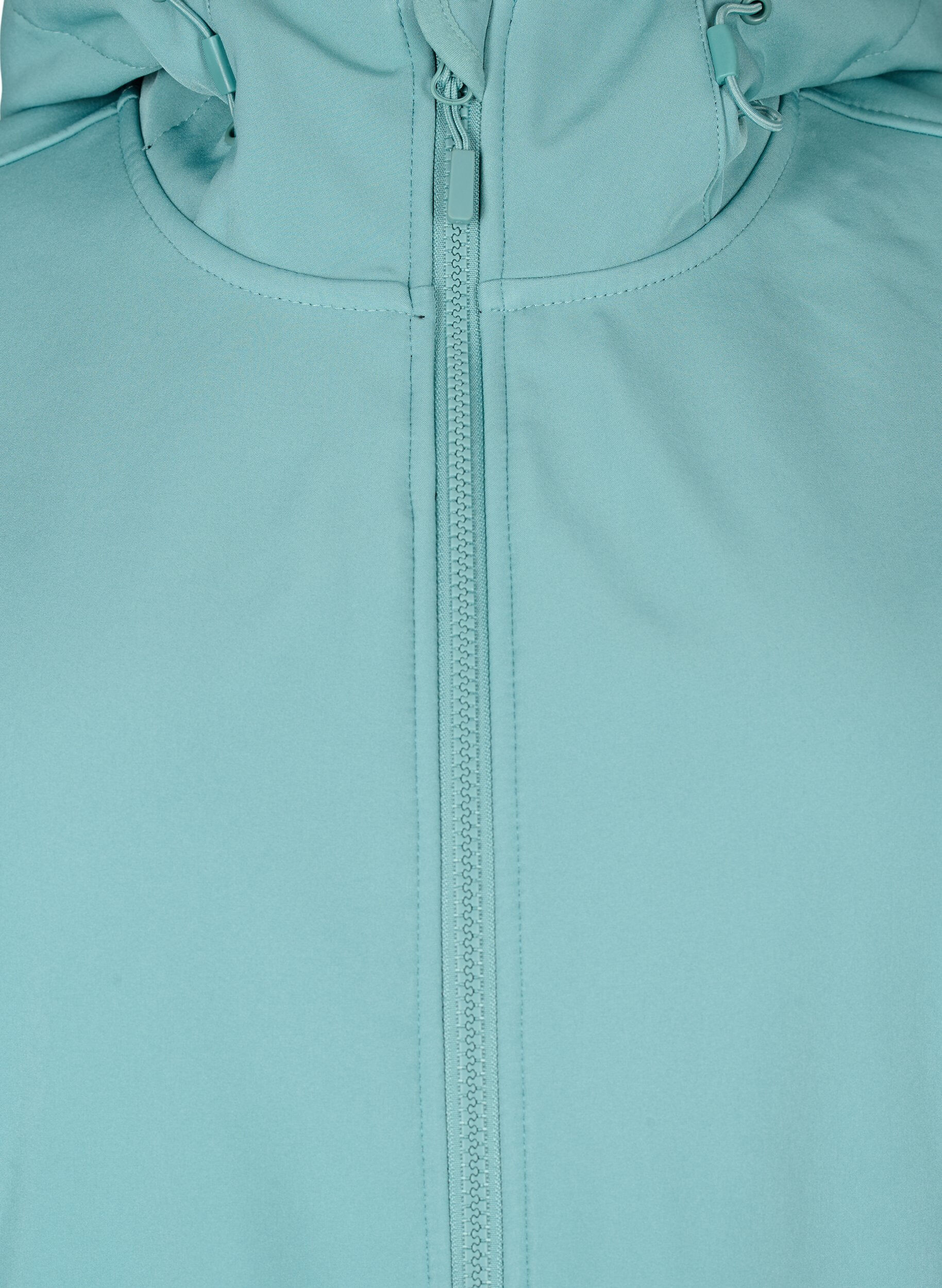 Zizzi Kurze Softshell-Jacke mit Taschen, Arctic, Packshot image number 2