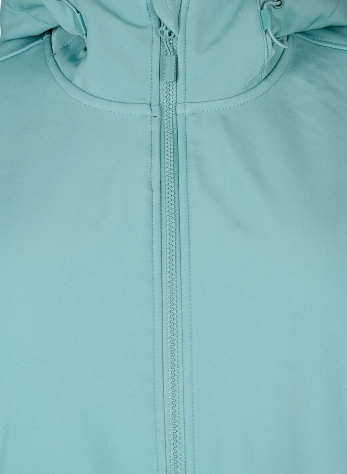 Kurze Softshell-Jacke mit Taschen, Arctic, Packshot image number 2