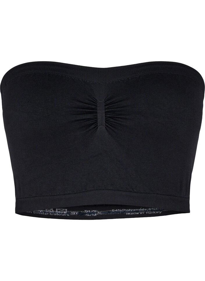 Tr&auml;gerloser BH, Schwarz, Packshot image number 0