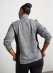 Trainingsjacke mit Kontrasteins&auml;tzen und hohem Kragen, Grau, Model image number 2