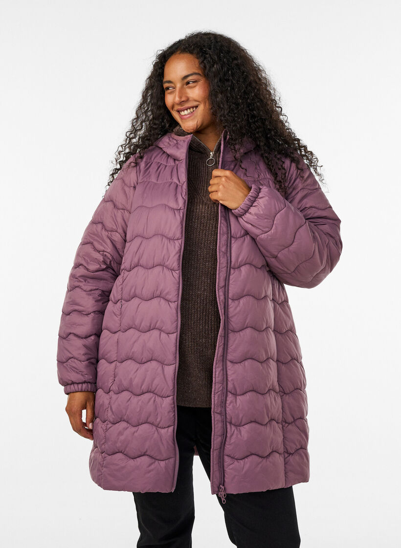 Steppjacke, Rot, Model image number 0