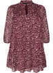 Tunika mit Blumenmuster und Glitzerf&auml;den, Rot, Packshot image number 0