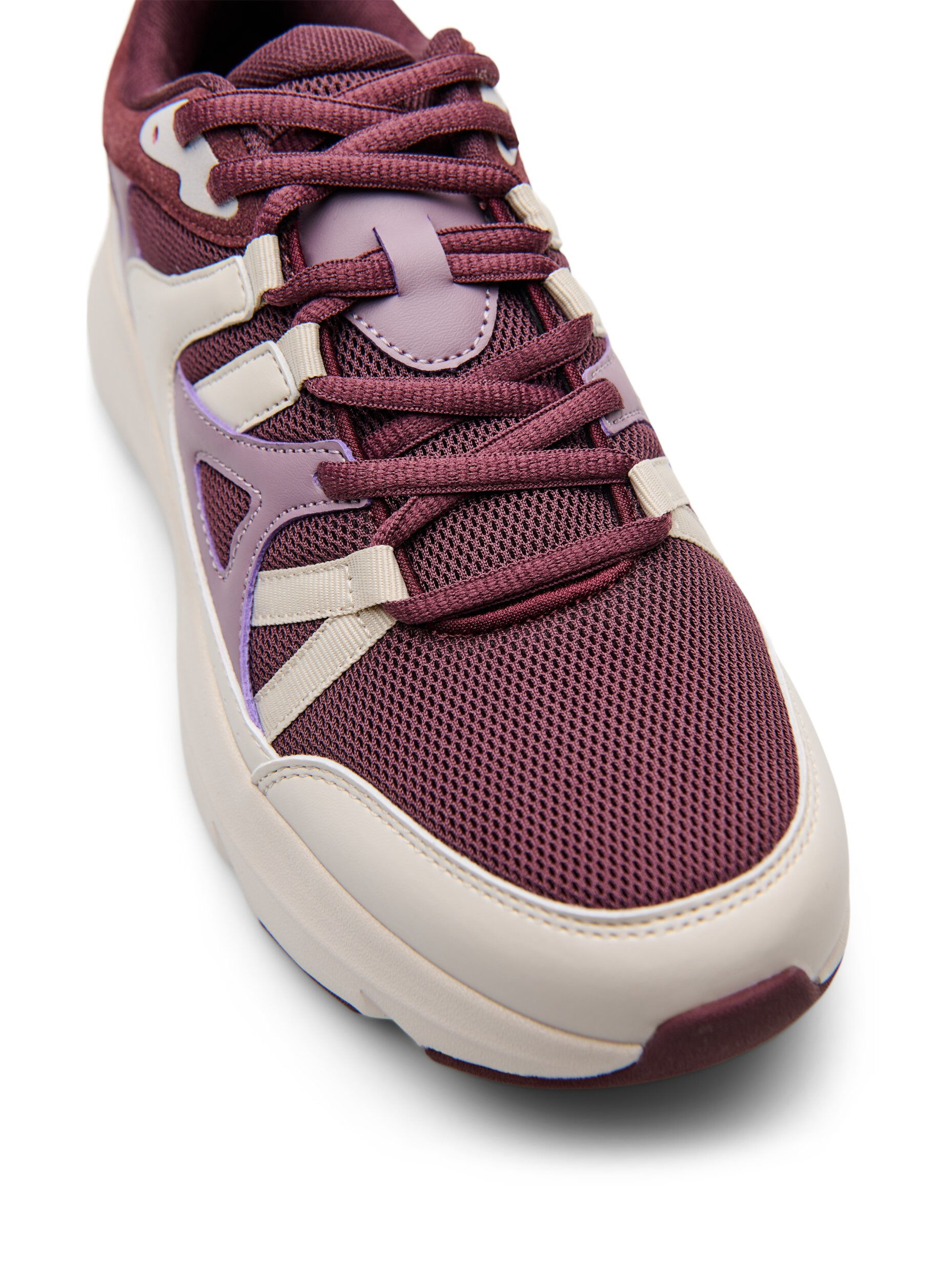Zizzi Bequeme Sneakers mit einer sto&szlig;d&auml;mpfenden Sohle, Rot, Packshot image number 3