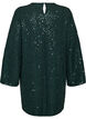 Kurzes Paillettenkleid in A-Linie, Gr&uuml;n, Packshot image number 1