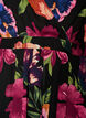 Maxikleid mit Wickelausschnitt und langen &Auml;rmeln, Schwarz, Packshot image number 2