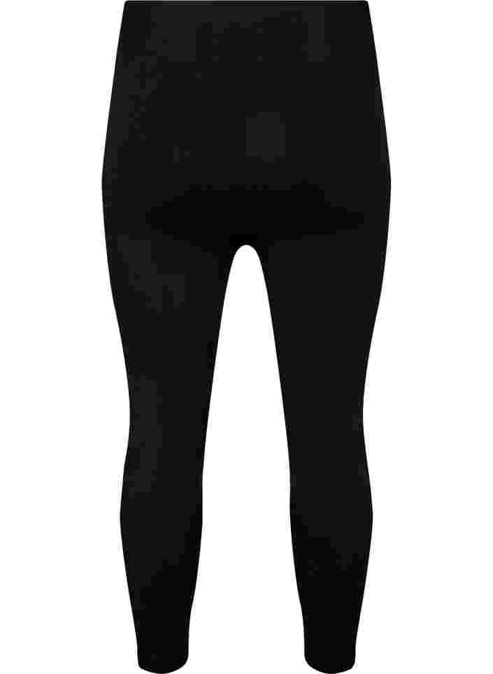 Nahtlose Basic-Leggings, Black, Packshot image number 1