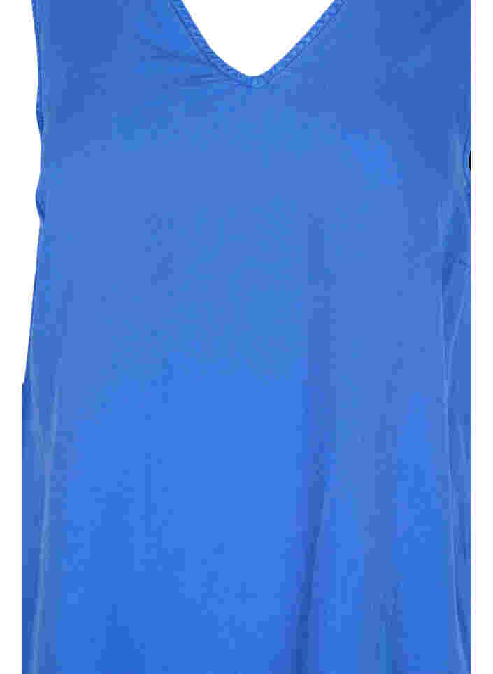 Spencerkleid mit V-Ausschnitt, Dazzling Blue, Packshot image number 2