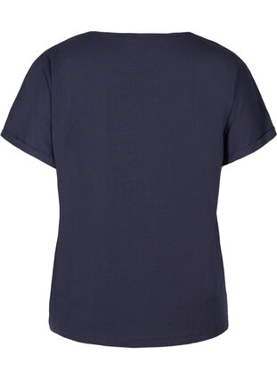 T-Shirt mit V-Ausschnitt, Night Sky, Packshot image number 1
