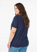T-Shirt mit Print, Blau, Model image number 2