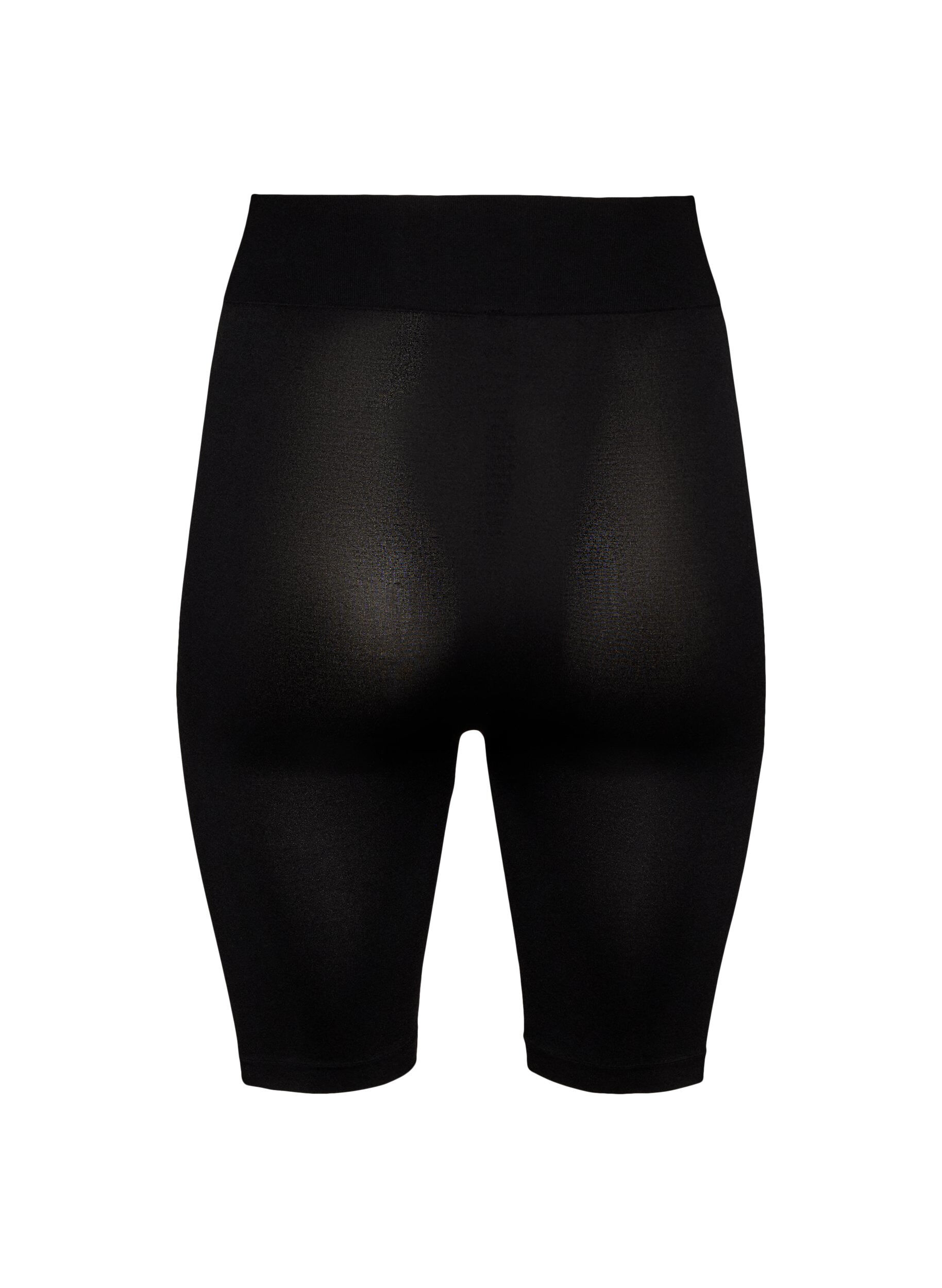 ZizziNahtlose Radlerhose, Schwarz, Packshot image number 1