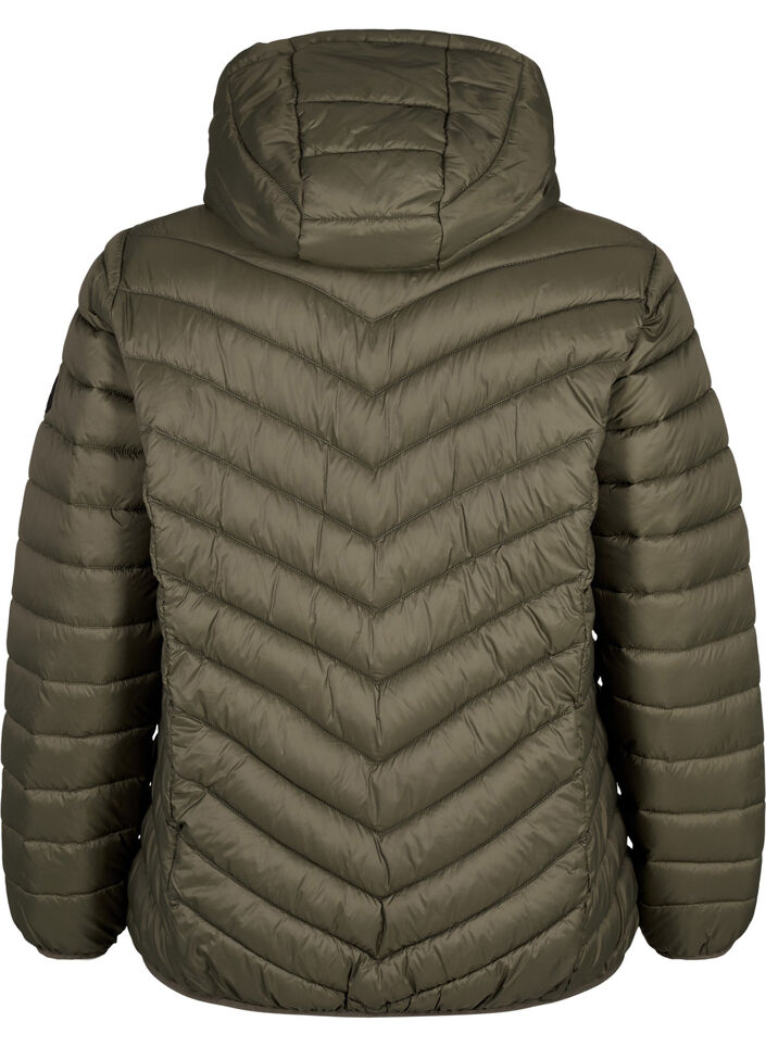 Leichte Jacke mit Kapuze, Gr&uuml;n, Packshot image number 1