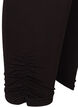 Basic 3/4-Leggings mit Faltendetails, Black, Packshot image number 3