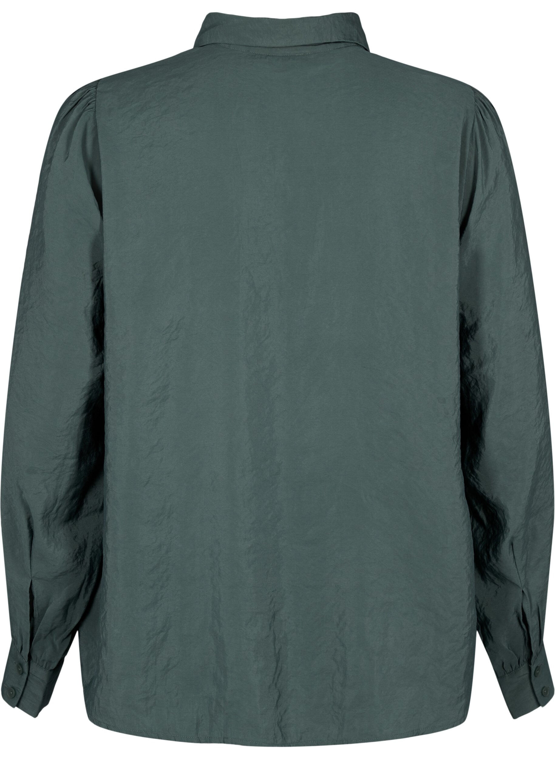 Zizzi Bluse aus TENCEL&trade; Modal, Dark Forest, Packshot image number 1
