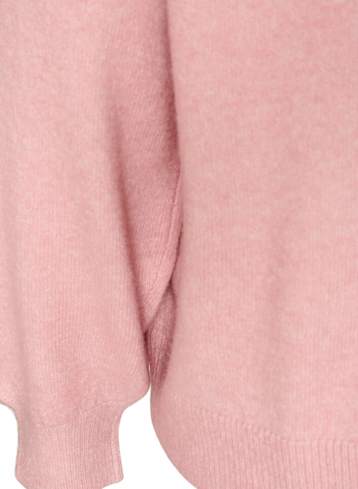 Strickjacke aus weichem Strick mit goldfarbenen Kn&ouml;pfen, Rot, Packshot image number 3