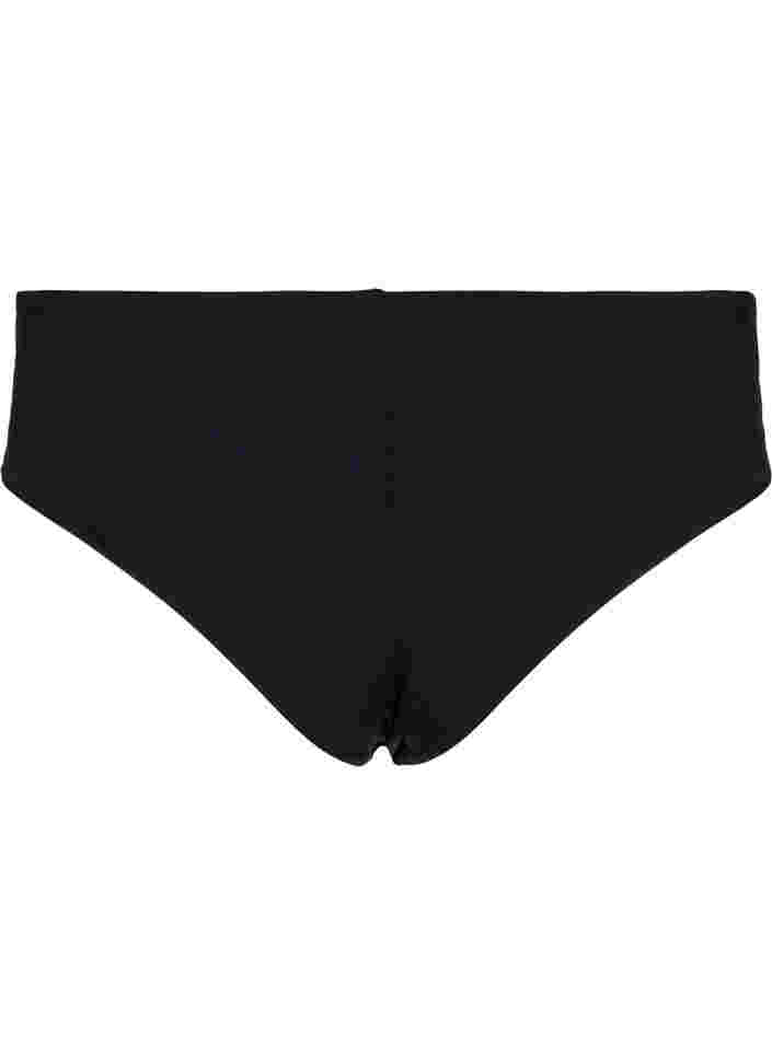 Bikinislip mit regulärer Taillenhöhe, Black, Packshot image number 1