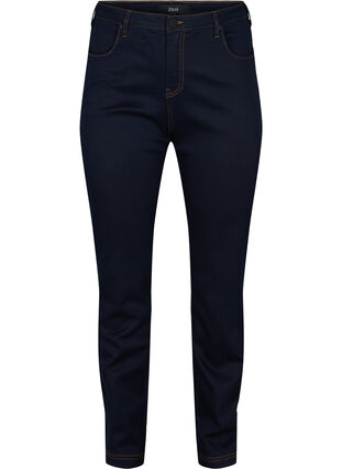 Slim Fit Emily Jeans mit normaler Taillenhöhe, Unwashed, Packshot image number 0