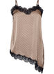 Tr&auml;gertop mit Spitze und asymmetrischem Saum, Beige, Packshot image number 0