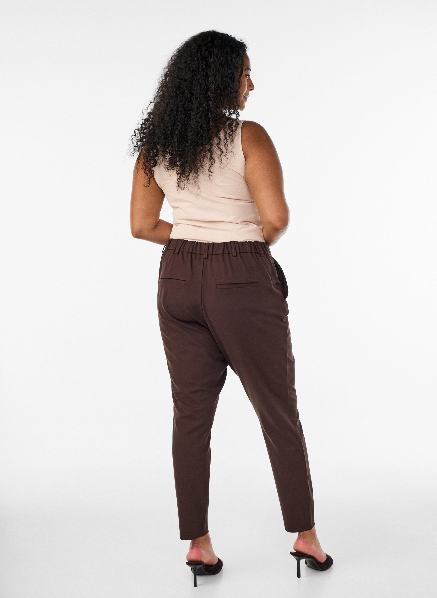 ZizziCropped Maddison Hose, Braun, Model image number 1