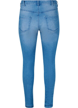 Slim Fit Emily Jeans mit normaler Taillenhöhe, Light blue, Packshot image number 1
