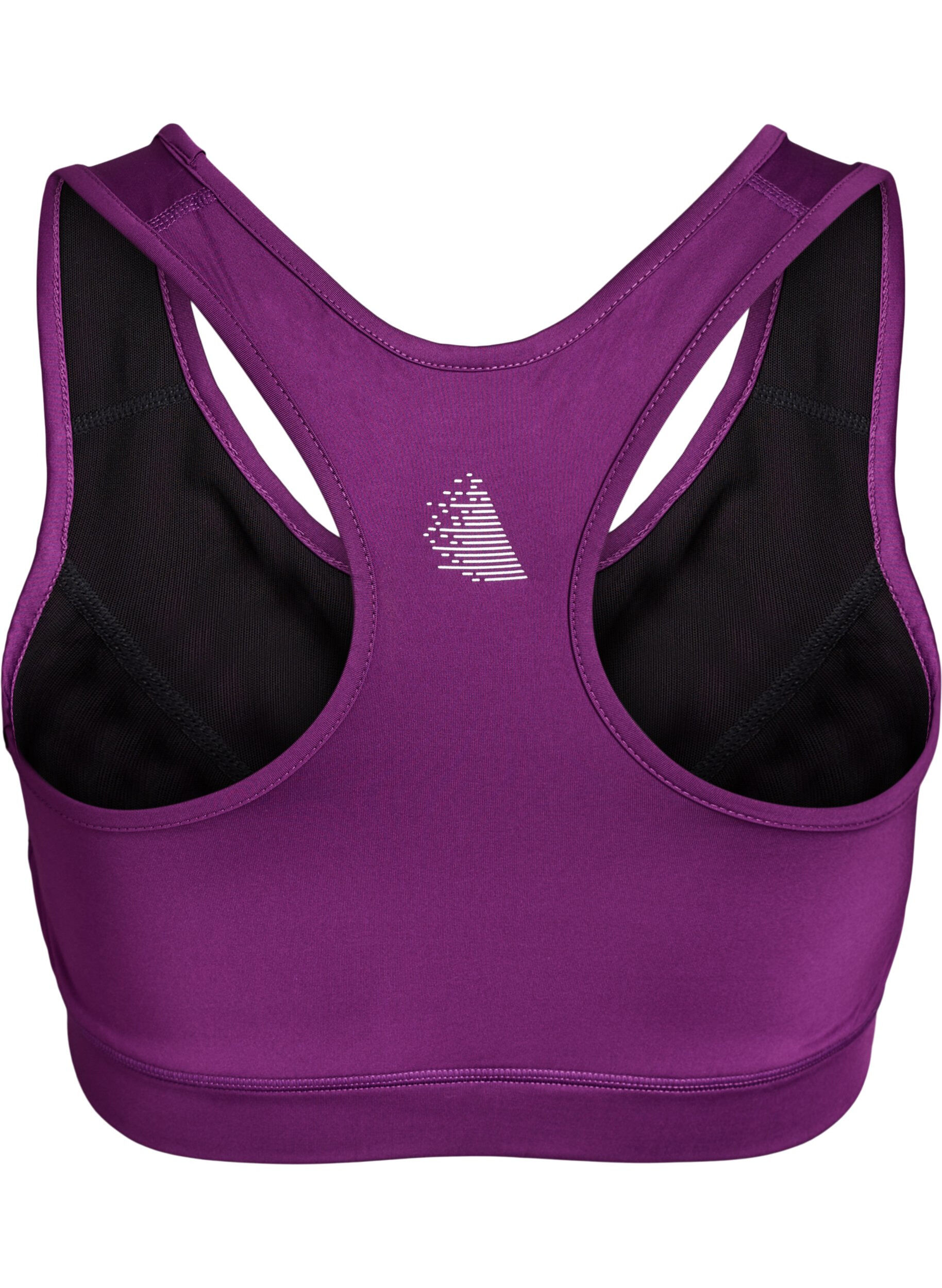 ZizziSport-BH mit Racerback, Lila, Packshot image number 1