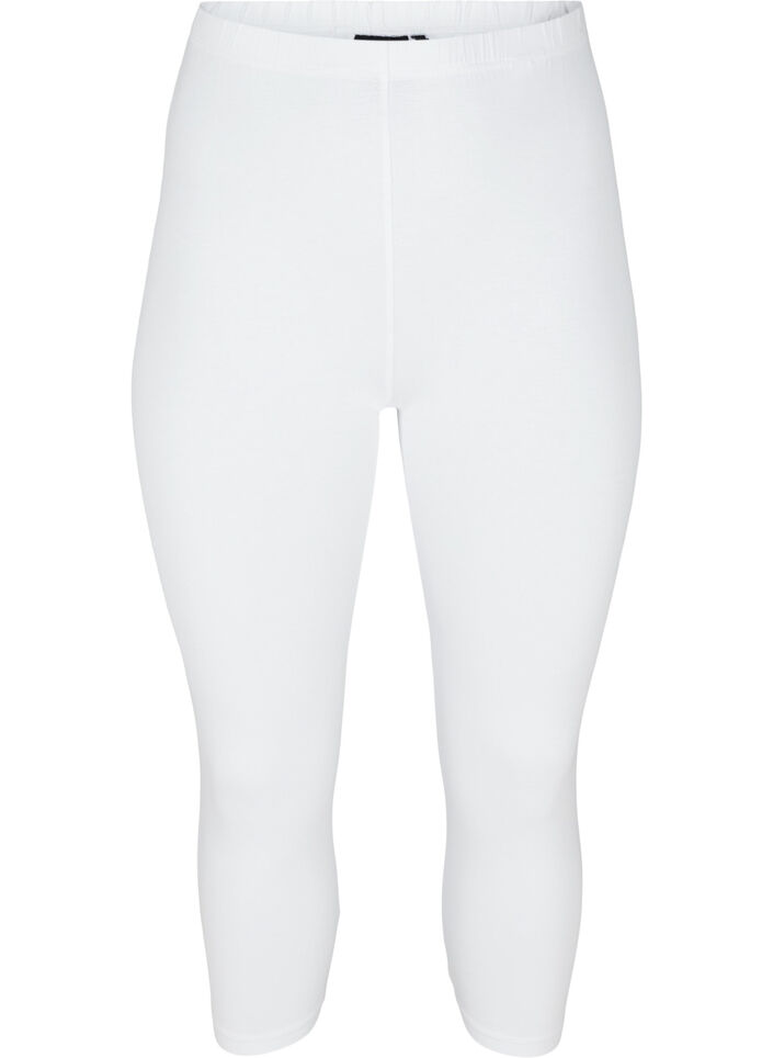 Basic 3/4-Leggings , Bright White, Packshot image number 0