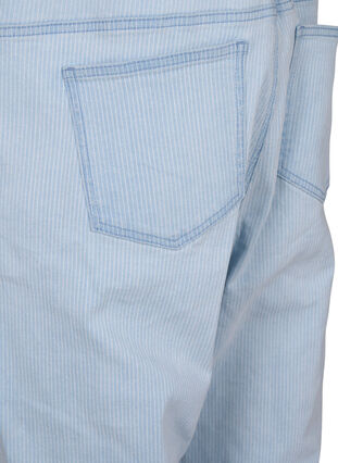 Gestreifte Jeans-Latzhosen, L. Blue Denim Stripe, Packshot image number 4