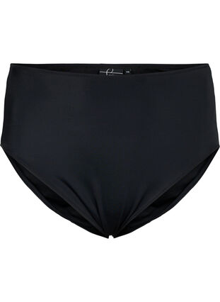 Bikini-Unterteile mit hoher Taille, Black, Packshot image number 0