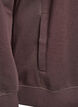 Sweatshirt mit Stehkragen und Taschen, Braun, Packshot image number 3