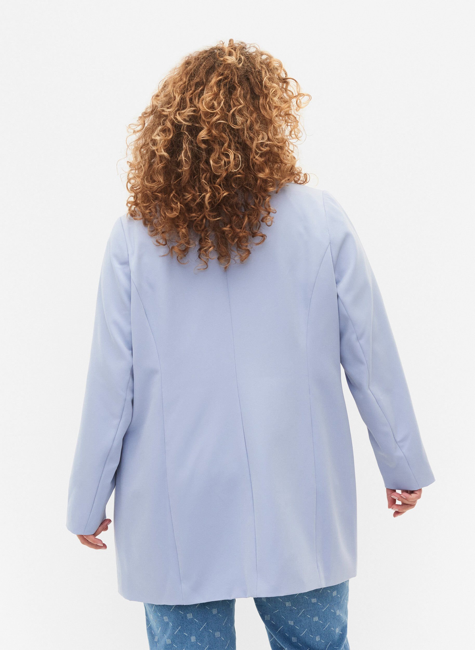 Zizzi Leichte klassische Fr&uuml;hlingsjacke, Eventide, Model image number 1