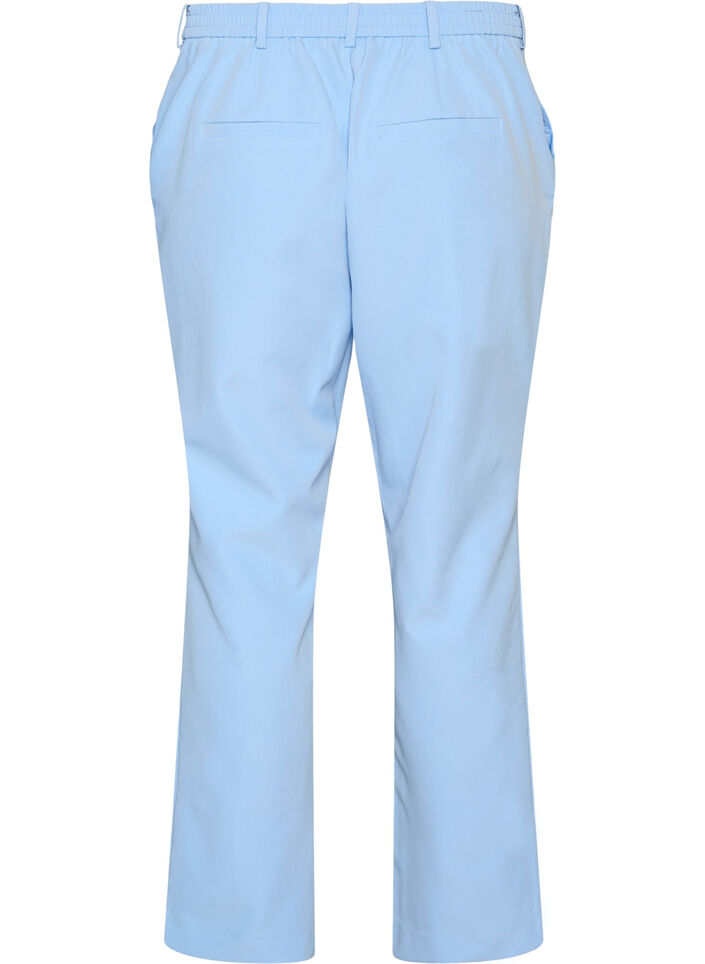 Hose mit Taschen und geraden Beinen, Blau, Packshot image number 1