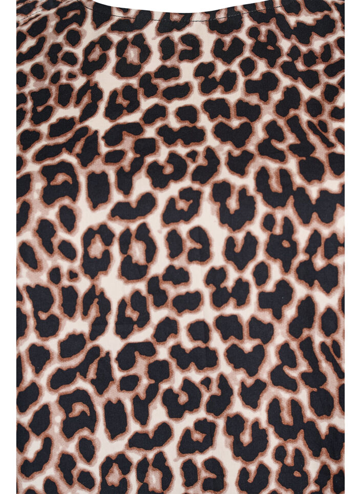 Bluse mit Ziernähten und 3/4-Ärmeln, Braun, Packshot image number 2