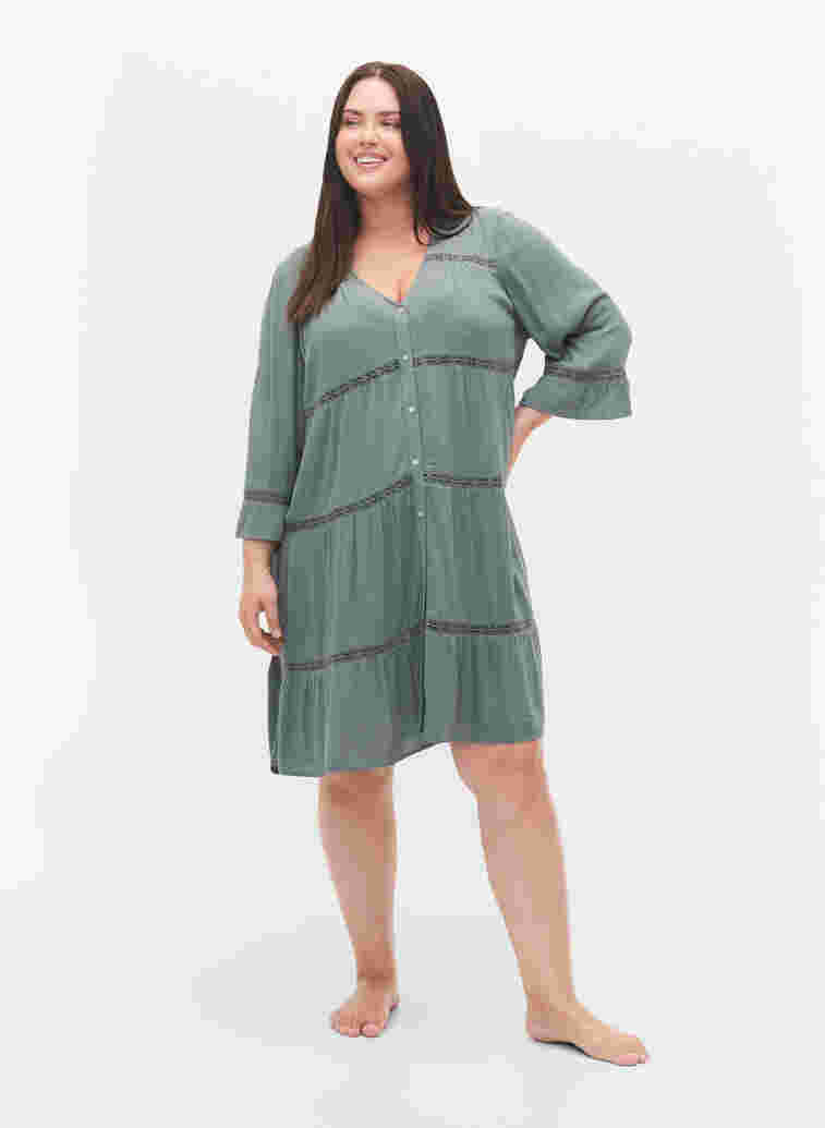 Kleid, Balsam Green, Model image number 2