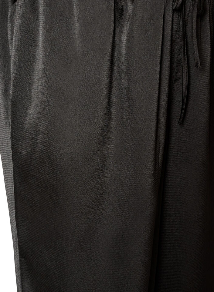 Balloon-Hose in Satin-Optik, Schwarz, Packshot image number 2