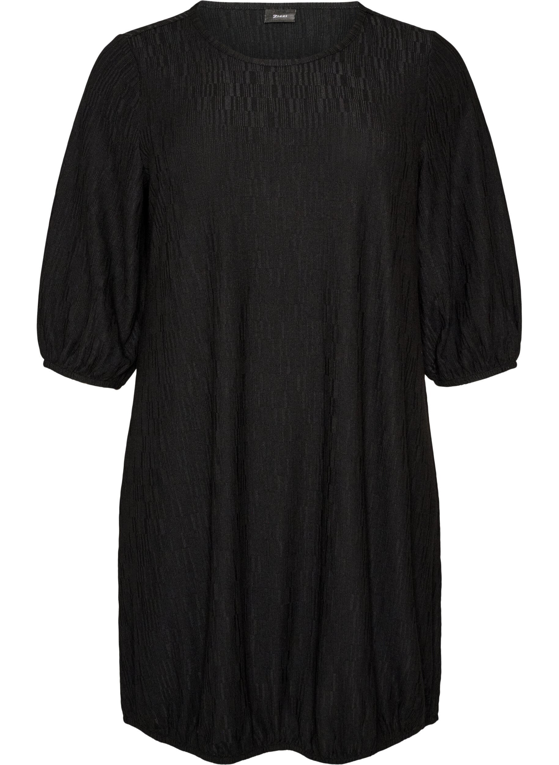 Kleid in Ballonform mit Struktur