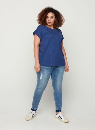 T-Shirt, Twilight Blue Mel., Model image number 2