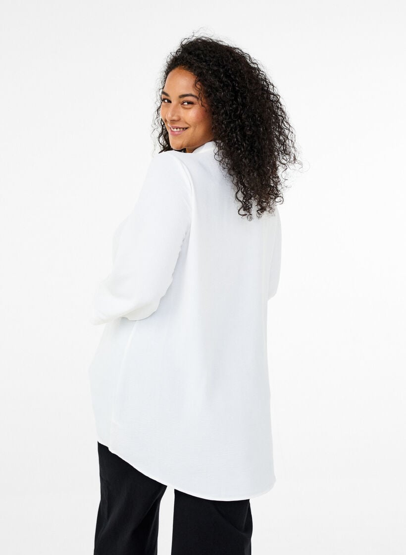 Tunika mit 3/4-&Auml;rmeln, Vanille, Model image number 2