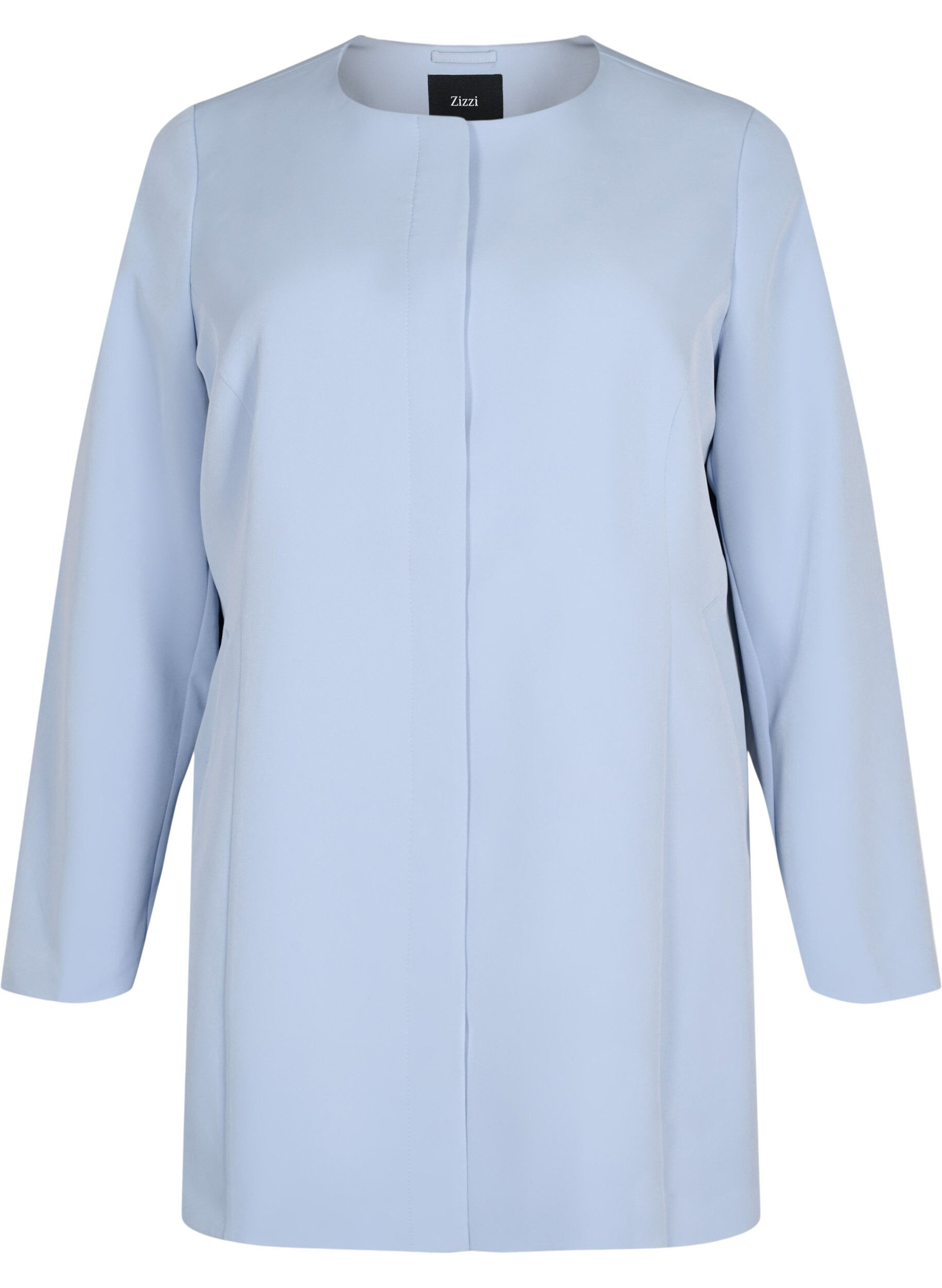 Zizzi Leichte klassische Fr&uuml;hlingsjacke, Eventide, Packshot image number 0