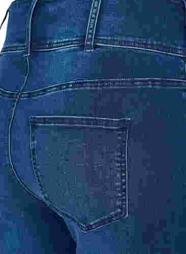 Super Slim Bea Jeans mit hoher Taille, Blue denim, Packshot image number 3