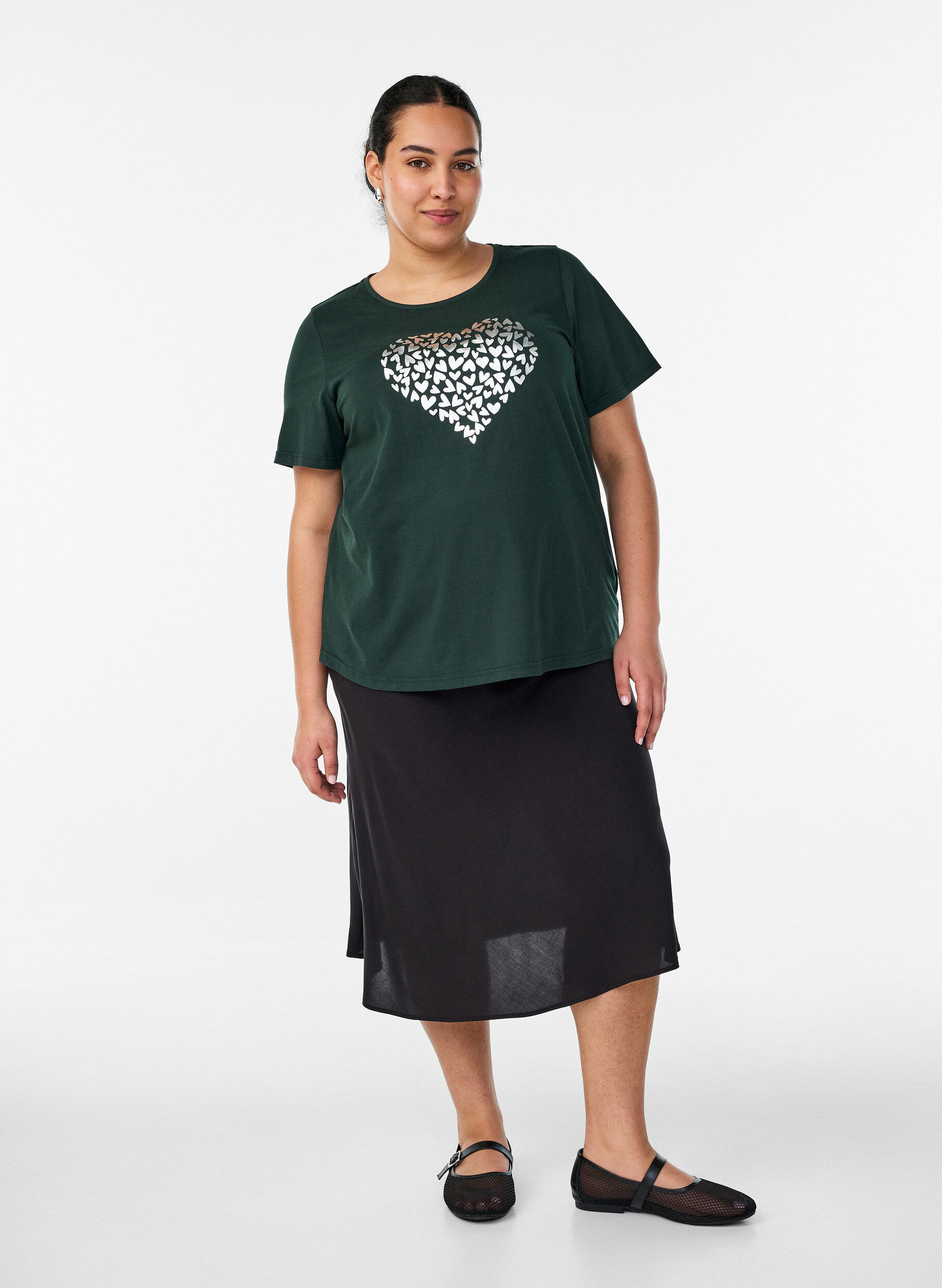 ZizziT-Shirt mit Print, Gr&uuml;n, Model image number 1