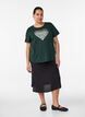 T-Shirt mit Print, Gr&uuml;n, Model image number 1