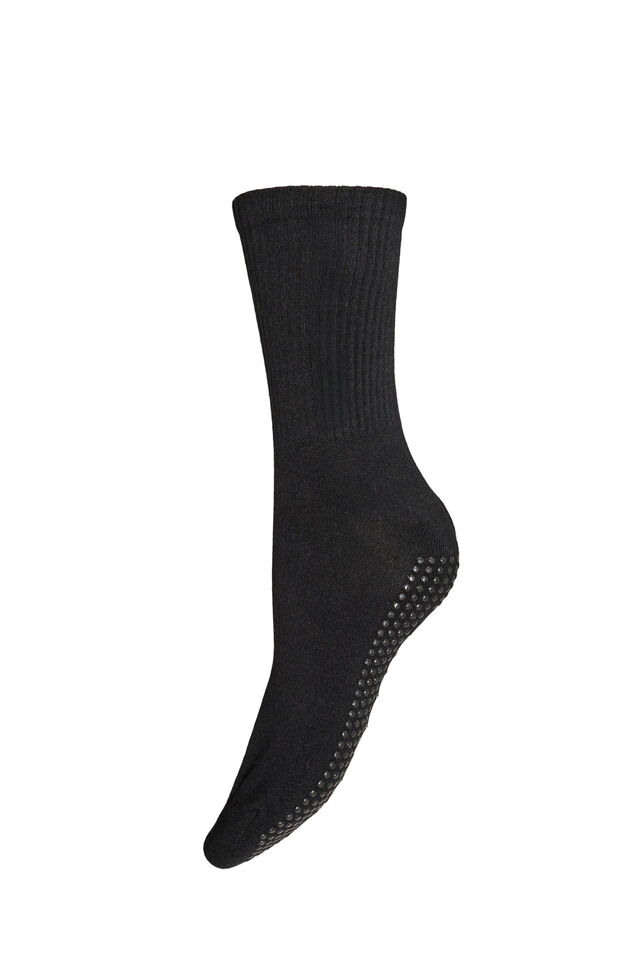 2er-Pack Reformer-Socken mit rutschfesten Griffen, Schwarz, Packshot image number 3