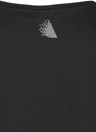 T-Shirt mit Print, Black, Packshot image number 3