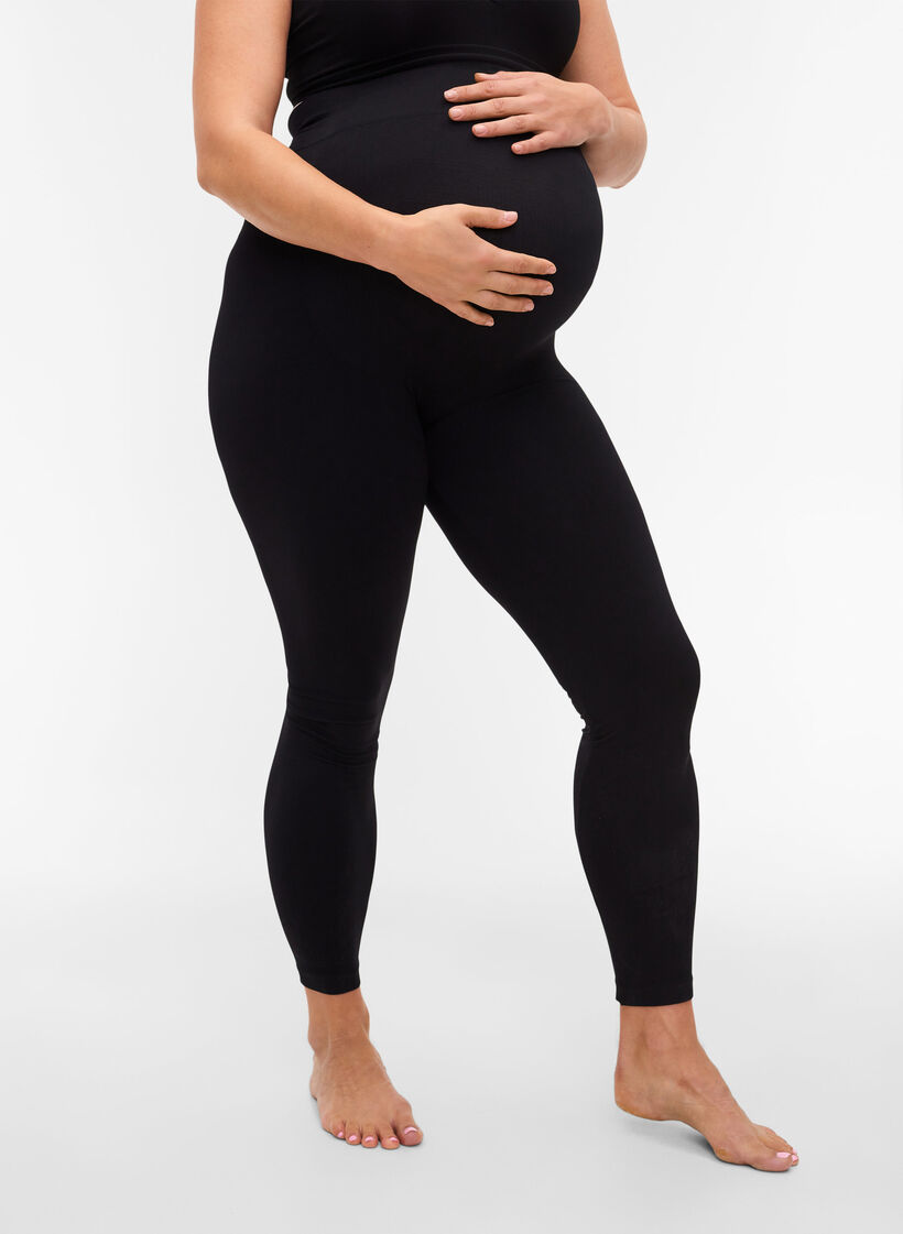 Seamless Umstands-Leggings, Black, Model image number 1