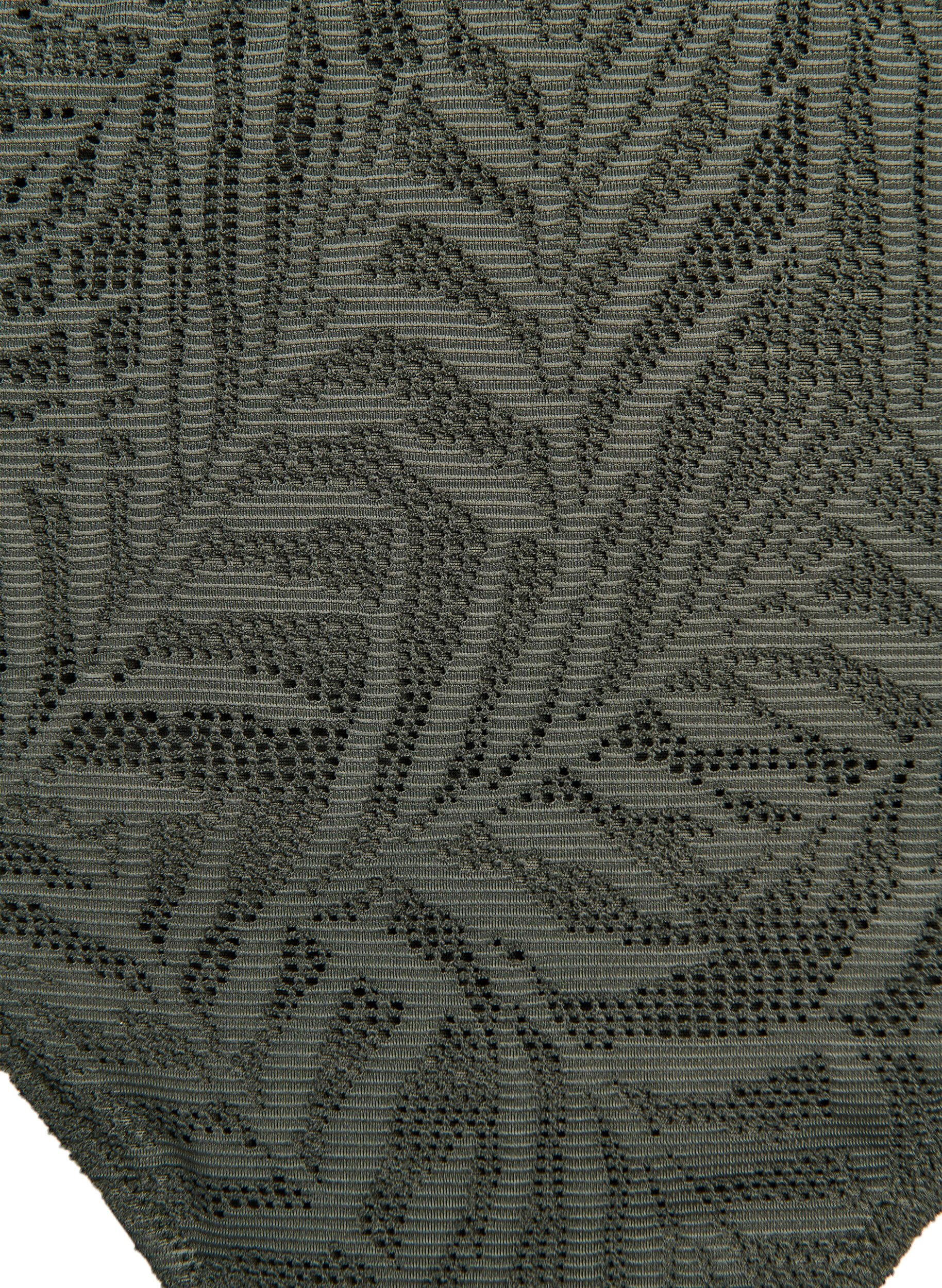 Zizzi Brasilianischer Bikini-Slip aus strukturiertem Mesh, Gr&uuml;n, Packshot image number 2