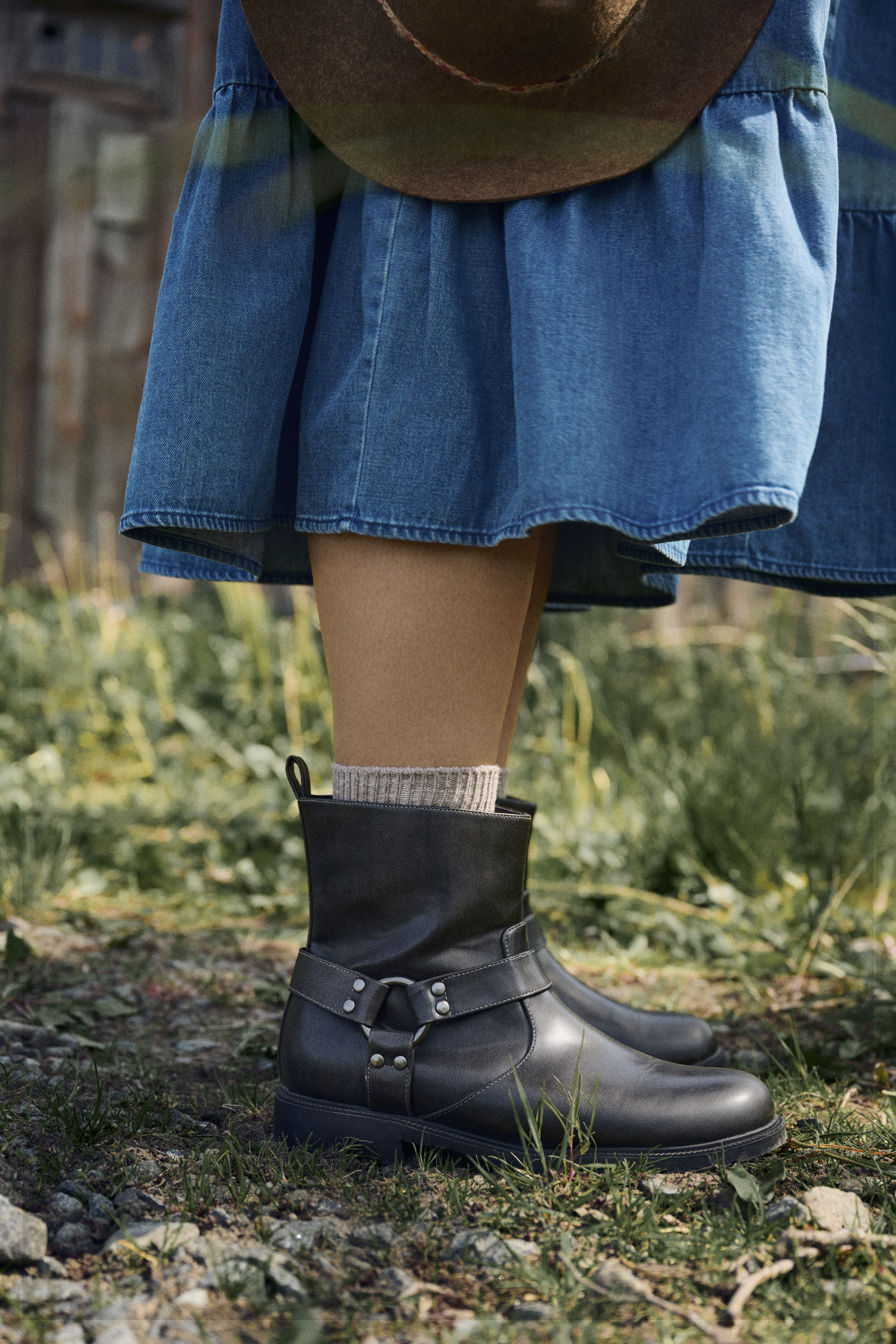 Zizzi Midikleid aus Denim, , Model