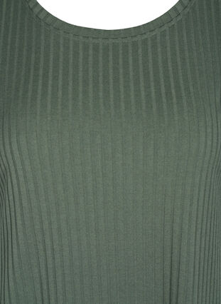Kleid mit 2/4-Ärmeln und Rüschen, Thyme, Packshot image number 2