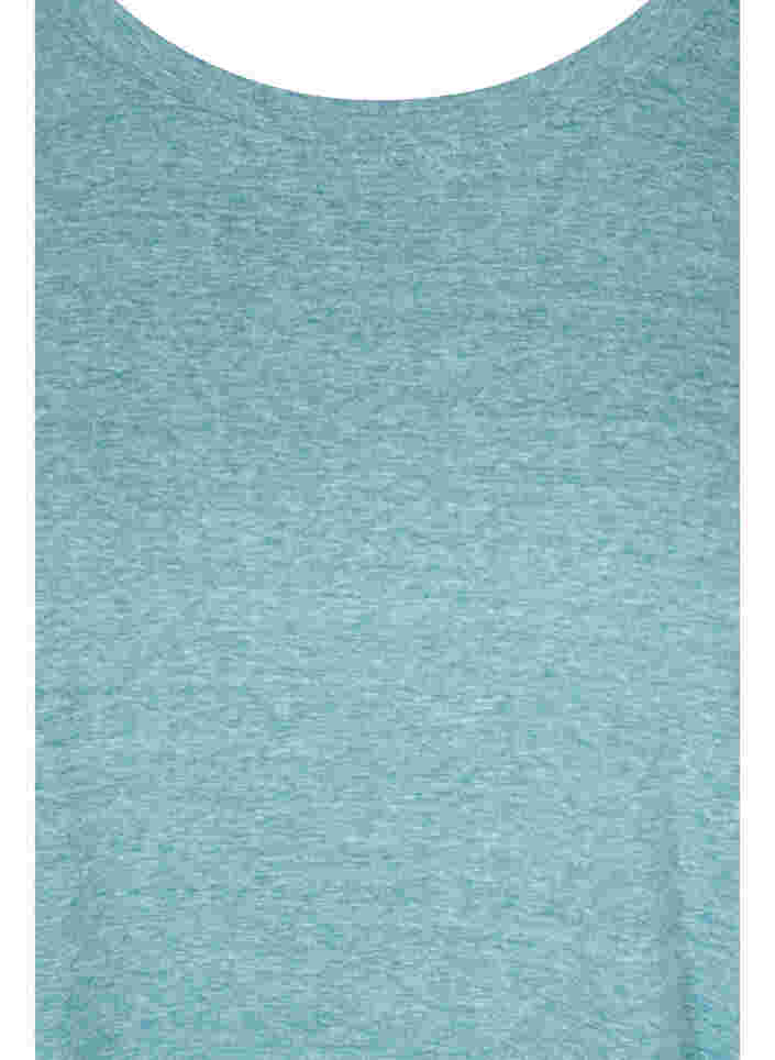 Meliertes T-Shirt aus Baumwolle, Dragonfly Melange, Packshot image number 2